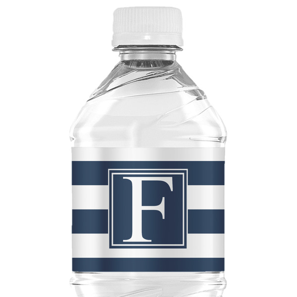 Custom Horizontal Stripe Water Bottle Labels - Custom Sized (Personalized)