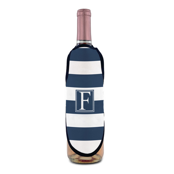 Horizontal Stripe Wine Bottle Apron - IN CONTEXT