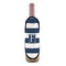 Horizontal Stripe Wine Bottle Apron - IN CONTEXT