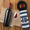 Horizontal Stripe Wine Tote Bag - FLATLAY