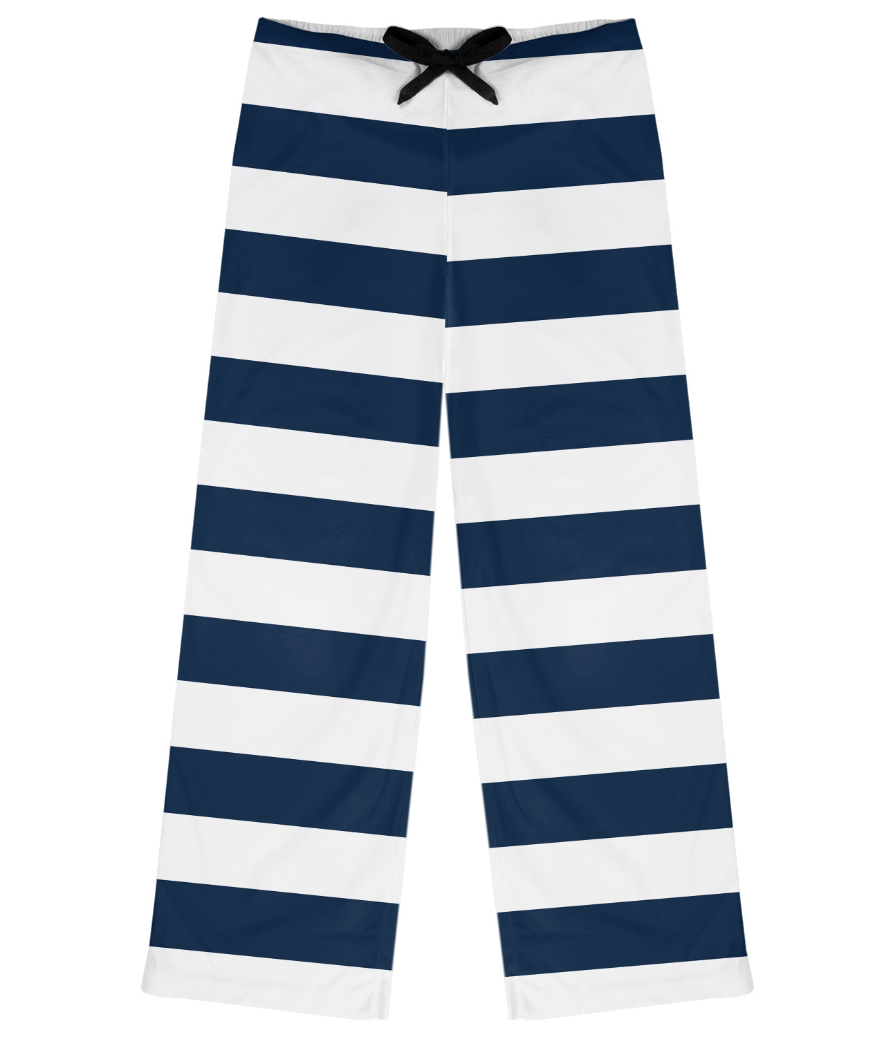 Horizontal Stripe Womens Pajama Pants (Personalized) - YouCustomizeIt