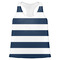 Horizontal Stripe Womens Racerback Tank Top - 2X Large