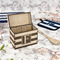 Horizontal Stripe Wood Recipe Boxes - Lifestyle