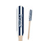 Horizontal Stripe Paddle Wooden Food Picks (Personalized)