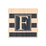 Horizontal Stripe Genuine Maple or Cherry Wood Sticker (Personalized)
