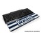 Horizontal Stripe Keyboard Wrist Rest (Personalized)