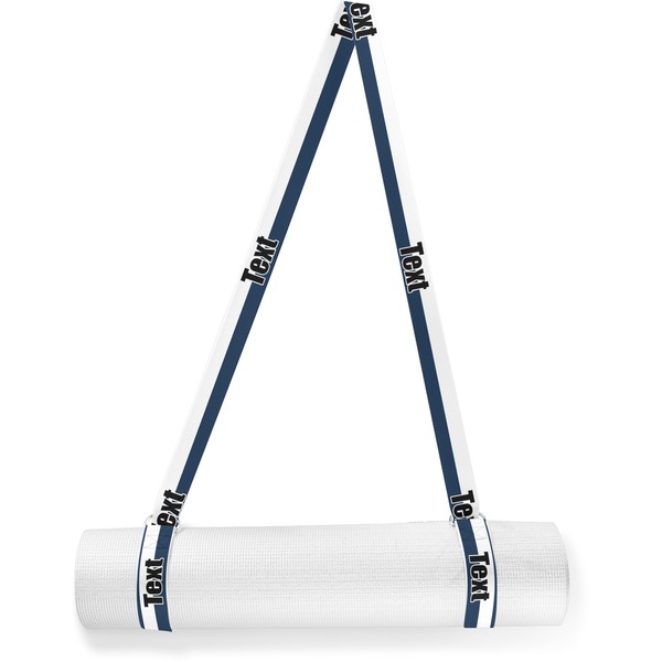 Custom Horizontal Stripe Yoga Mat Strap (Personalized)