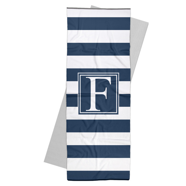 Custom Horizontal Stripe Yoga Mat Towel (Personalized)