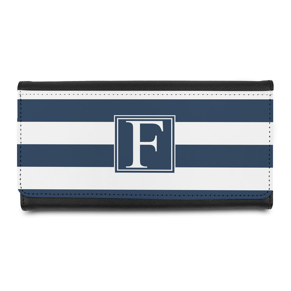 Custom Horizontal Stripe Leatherette Ladies Wallet (Personalized)