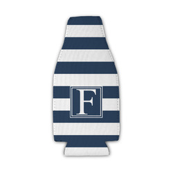 Horizontal Stripe Zipper Bottle Cooler (Personalized)