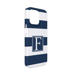 Horizontal Stripe iPhone Case - Plastic - iPhone 13 Mini (Personalized)