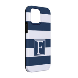 Horizontal Stripe iPhone Case - Rubber Lined - iPhone 13 Pro (Personalized)
