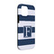 Horizontal Stripe iPhone Case - Rubber Lined - iPhone 13 (Personalized)