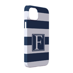 Horizontal Stripe iPhone Case - Plastic - iPhone 14 (Personalized)