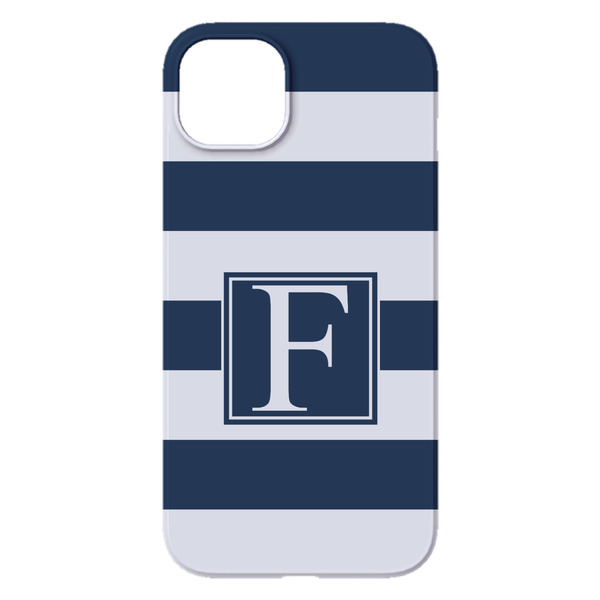 Horizontal Stripe iPhone 14 Plus Case - Back