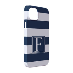 Horizontal Stripe iPhone Case - Plastic - iPhone 14 Pro (Personalized)
