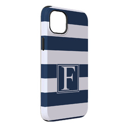Horizontal Stripe iPhone Case - Rubber Lined - iPhone 14 Pro Max (Personalized)