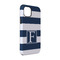 Horizontal Stripe iPhone Case - Rubber Lined - iPhone 14 Pro (Personalized)