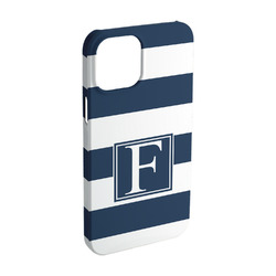 Horizontal Stripe iPhone Case - Plastic - iPhone 15 (Personalized)