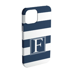 Horizontal Stripe iPhone Case - Plastic - iPhone 15 Pro (Personalized)