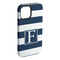 Horizontal Stripe iPhone 15 Pro Max Tough Case - Angle