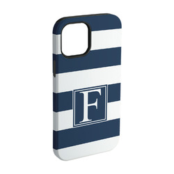 Horizontal Stripe iPhone Case - Rubber Lined - iPhone 15 Pro (Personalized)