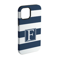 Horizontal Stripe iPhone Case - Rubber Lined - iPhone 15 (Personalized)