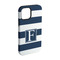 Horizontal Stripe iPhone Case - Rubber Lined - iPhone 15 (Personalized)