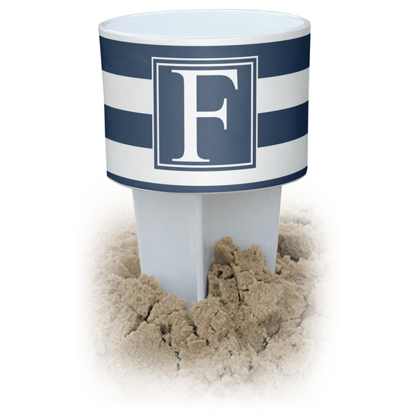 Custom Horizontal Stripe Beach Spiker Drink Holder (Personalized)