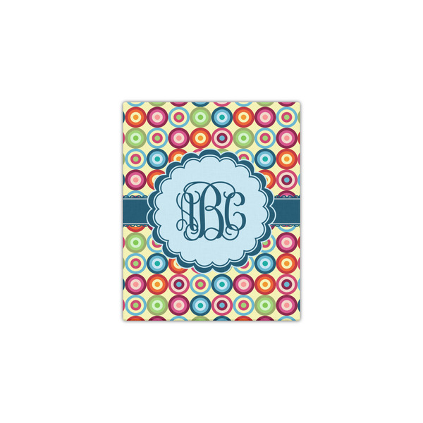 Retro Circles 11x14 - Canvas Print - Front View