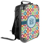 Retro Circles Kids Hard Shell Backpack (Personalized)