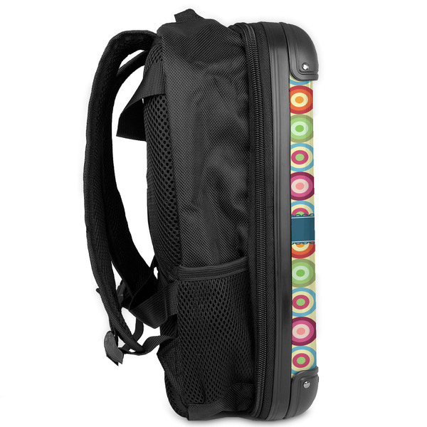 Retro Circles 13" Hard Shell Backpacks - Side View