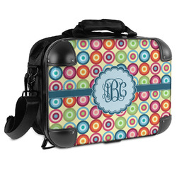 Retro Circles Hard Shell Briefcase (Personalized)