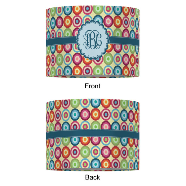 Retro Circles 16" Drum Lampshade - APPROVAL (Fabric)
