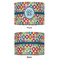 Retro Circles 16" Drum Lampshade - APPROVAL (Fabric)