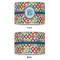 Retro Circles 16" Drum Lampshade - APPROVAL (Poly Film)