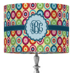 Retro Circles 16" Drum Lamp Shade - Fabric (Personalized)