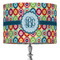 Retro Circles 16" Drum Lamp Shade - Fabric (Personalized)