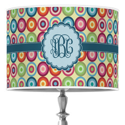 Retro Circles 16" Drum Lamp Shade - Poly-film (Personalized)