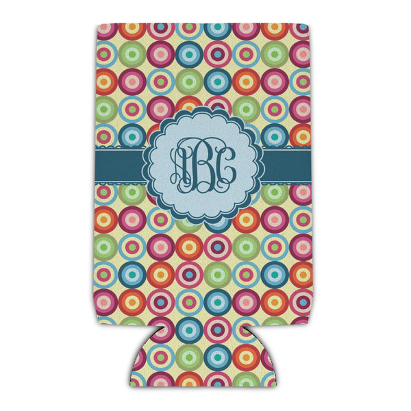 Custom Retro Circles Can Cooler (Personalized)