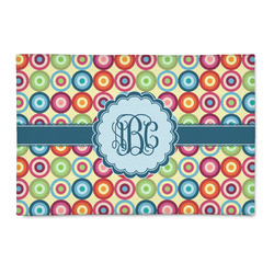 Retro Circles Patio Rug (Personalized)