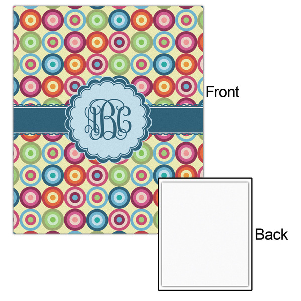 Retro Circles 20x24 - Matte Poster - Front & Back