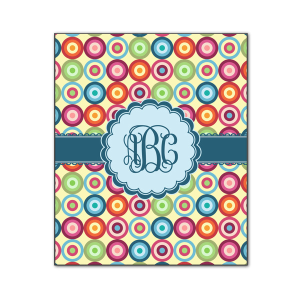 Retro Circles 20x24 Wood Print - Front View