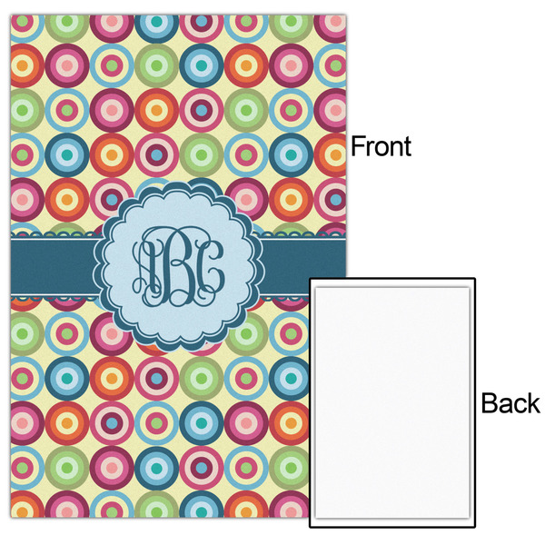 Retro Circles 20x30 - Matte Poster - Front & Back