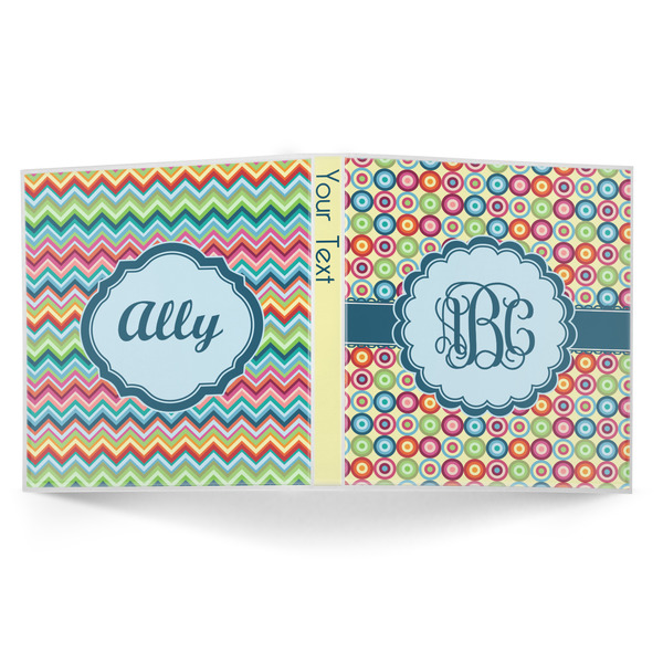 Retro Circles 3-Ring Binder Approval- 1in