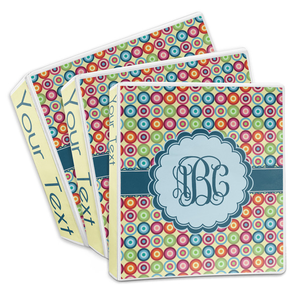 Retro Circles 3-Ring Binder Group