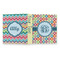 Retro Circles 3 Ring Binders - Full Wrap - 1" - OPEN OUTSIDE