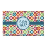 Retro Circles 3' x 5' Patio Rug (Personalized)
