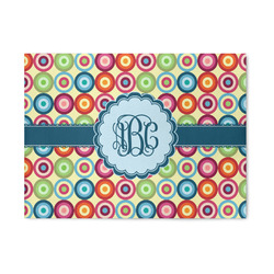 Retro Circles 5' x 7' Patio Rug (Personalized)