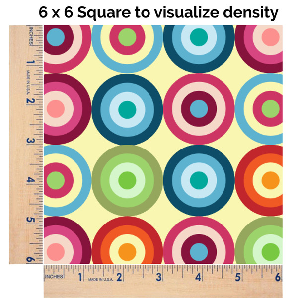 Retro Circles 6x6 Swatch of Fabric